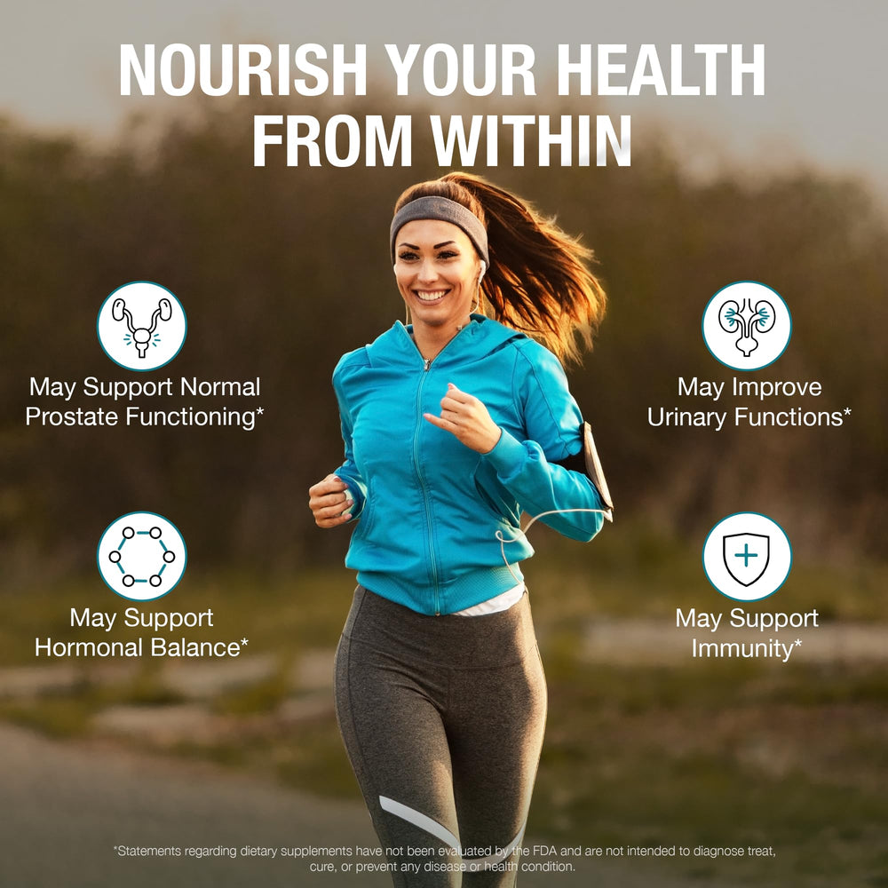 Illustration of prostate health and urinary flow