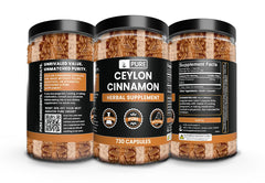 Utah-made packaging and label of Cinnamon capsules