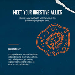 Packaging for digestive enzyme capsules