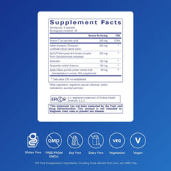 Pure Encapsulations Aller-Essentials capsules-closeup showcases clean formula for sensitive individuals.