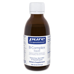 Front label view of Pure Encapsulations B-Complex Liquid bottle 140 mL