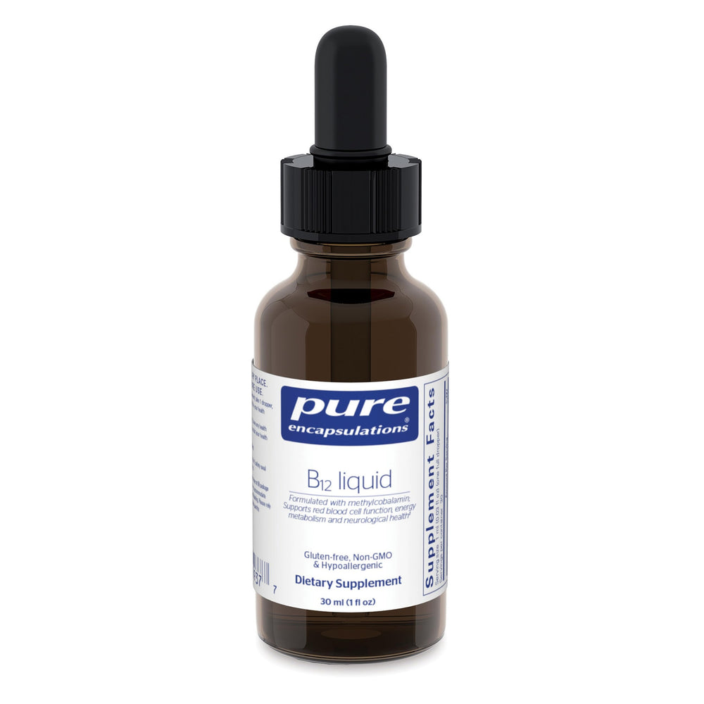 Pure Encapsulations B12 Liquid bottle front view