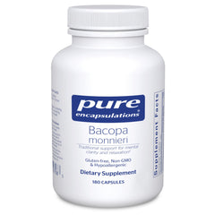 Pure Encapsulations Bacopa Monnieri bottle with 180 capsules