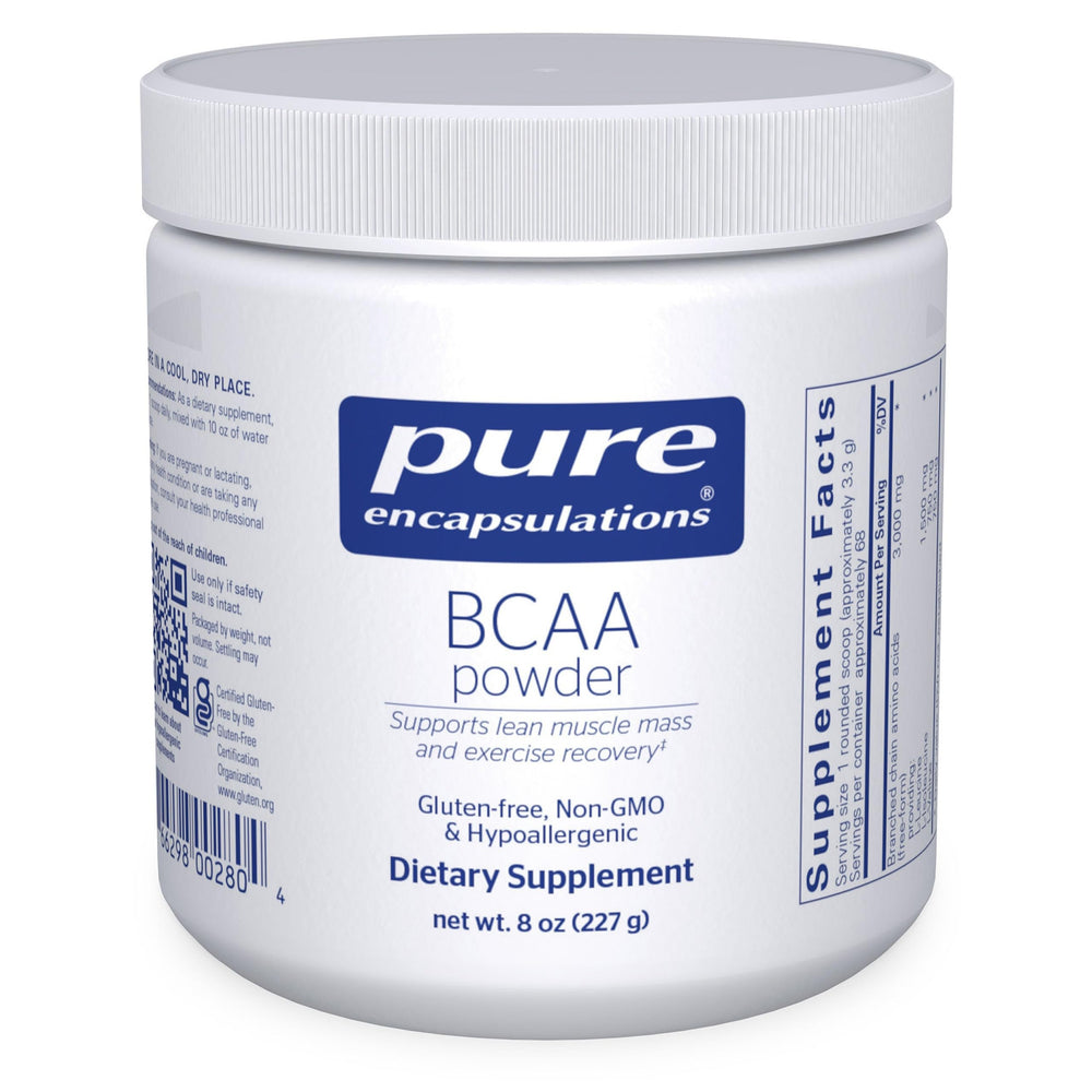 Pure Encapsulations BCAA Powder bottle, 8 oz