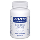 Bottle of Pure Encapsulations Best-Rest Formula 60 capsules