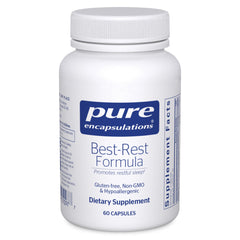 Bottle of Pure Encapsulations Best-Rest Formula 60 capsules