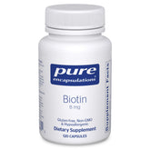 Pure Encapsulations Biotin 8 mg bottle front view