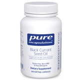 Pure Encapsulations black currant seed oil softgel bottle offering potential joint comfort support.