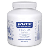 Bottle of Pure Encapsulations Calcium Citrate 180 capsules front view
