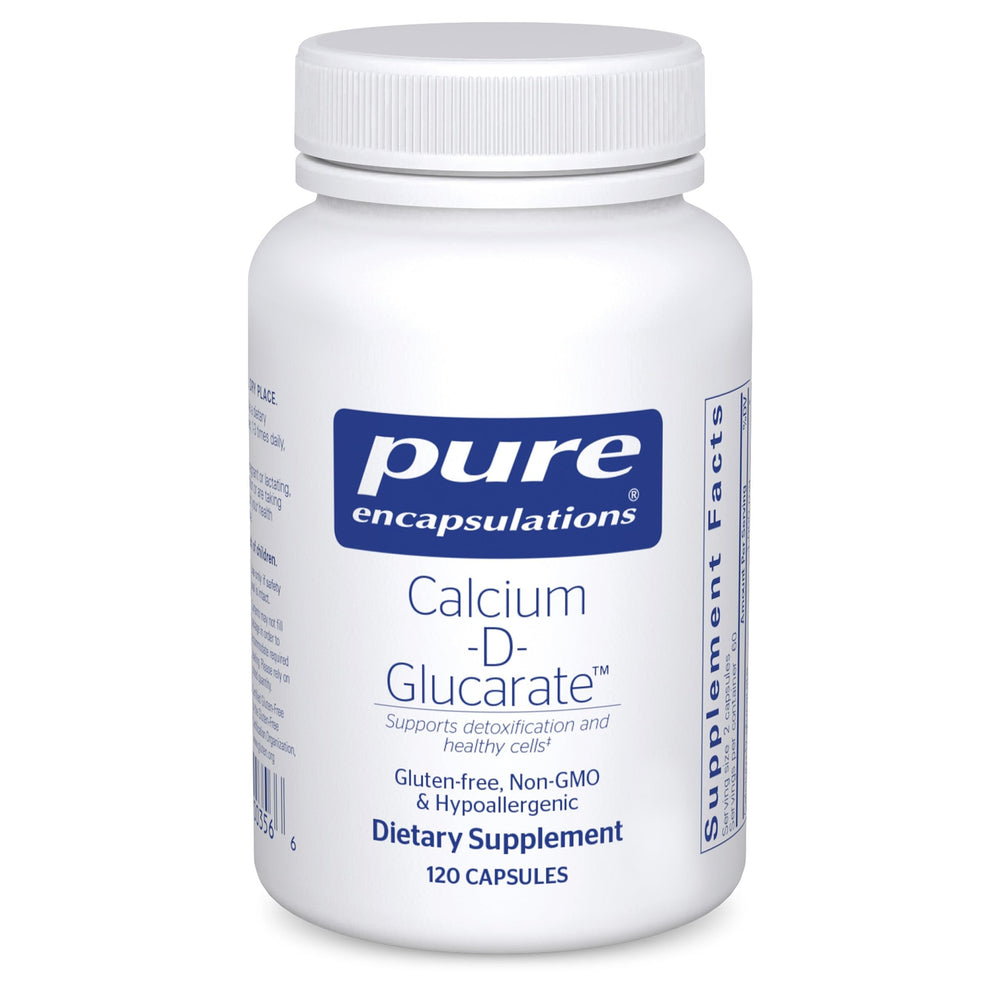 Pure Encapsulations Calcium-D-Glucarate 120 capsules front label