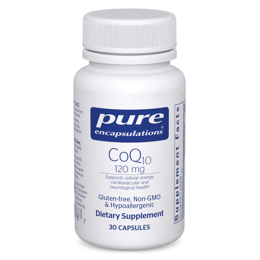 Pure Encapsulations CoQ10 120 mg bottle front view