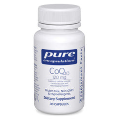 Pure Encapsulations CoQ10 120 mg bottle front view