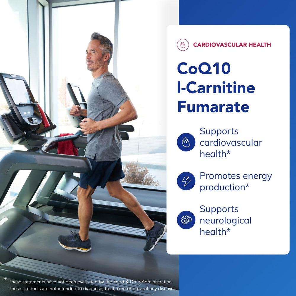 Ingredient emphasis: CoQ10 and L-Carnitine fumarate