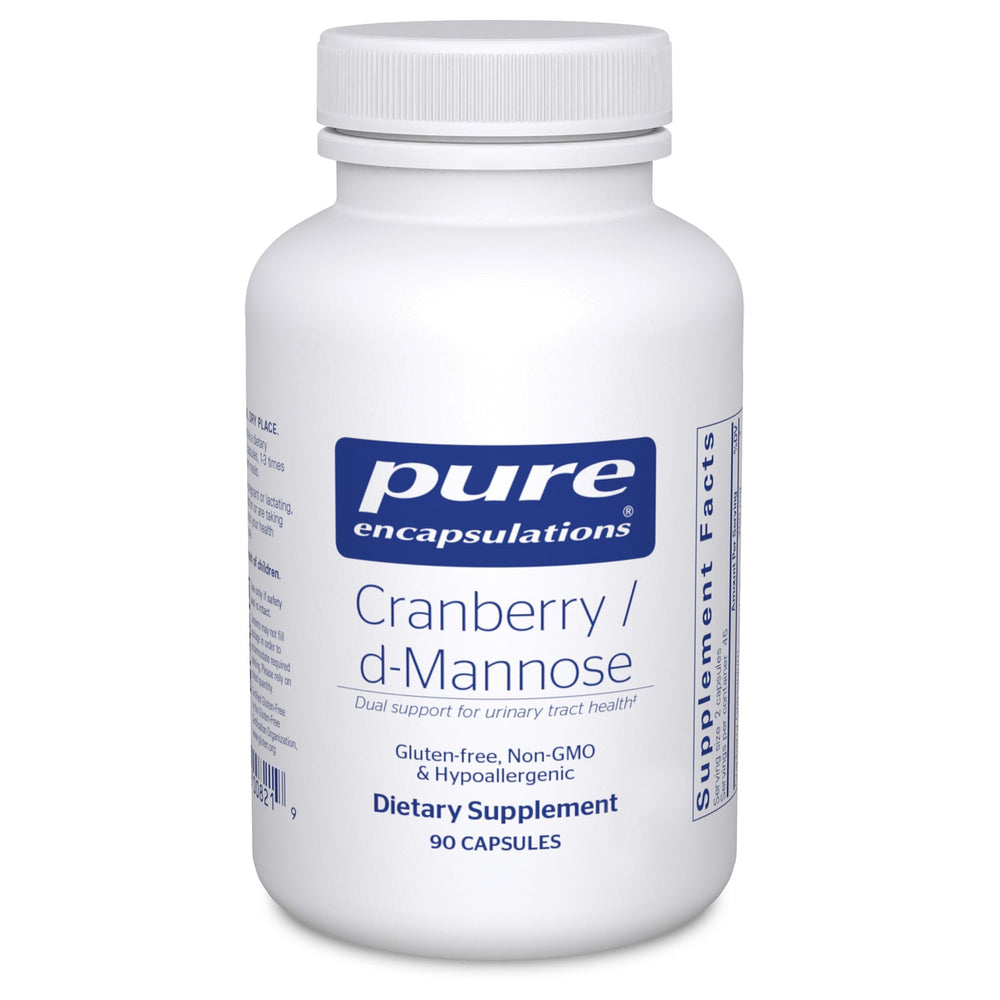 Pure Encapsulations Cranberry D-Mannose 90 capsules front view