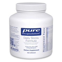 Bottle of Pure Encapsulations Daily Stress Formula 180 capsules