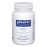 Bottle of Pure Encapsulations DHEA 5 mg Immune Support 60 capsules