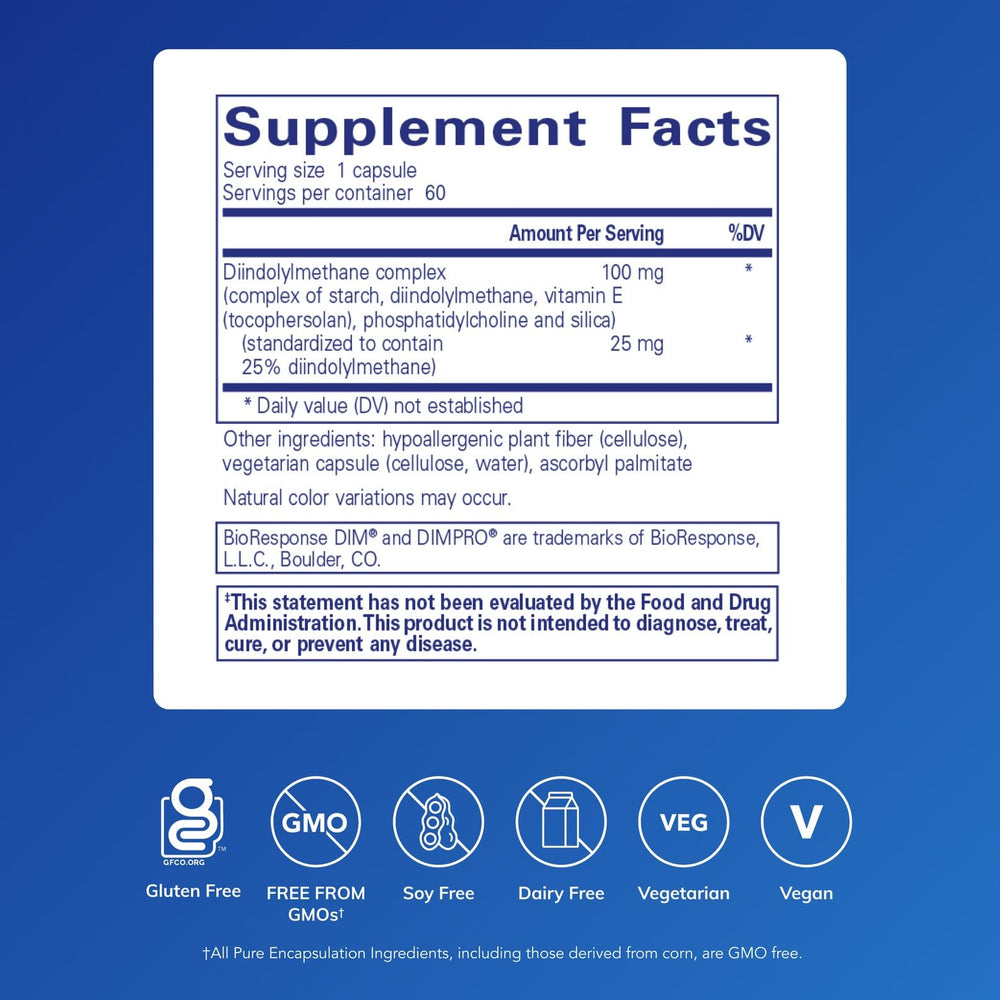DIMPRO 100 capsules in a glass jar