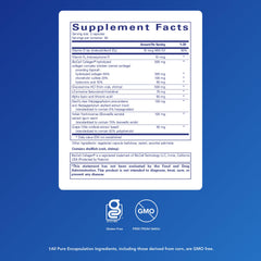 Side view of Disc-Flex bottle with label