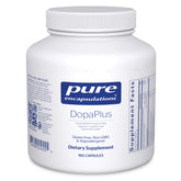 Pure Encapsulations DopaPlus bottle with label showing 180 capsules