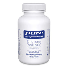 Pure Encapsulations Emotional Wellness bottle front view for occasional stress support