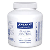 Pure Encapsulations EPA/DHA Essentials bottle on a white background