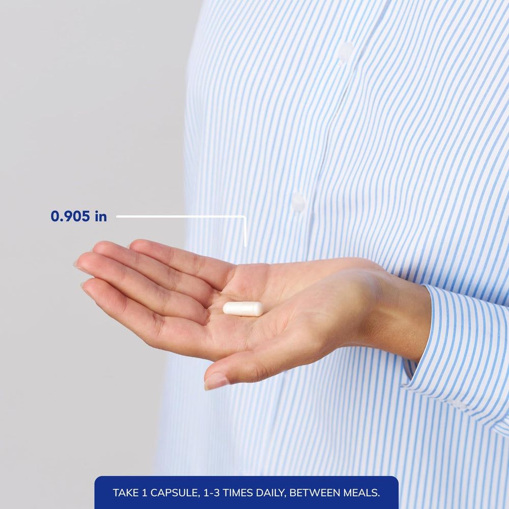 Back label side with ingredients and supplement facts