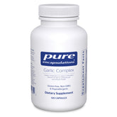 Pure Encapsulations Garlic Complex bottle and capsules