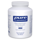 Bottle of Pure Encapsulations Glucosamine Chondroitin with MSM 360 capsules
