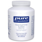 Bottle label: Pure Encapsulations Glucosamine Sulfate 1000 mg