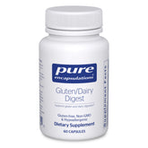 Pure Encapsulations Gluten/Dairy Digest bottle and label