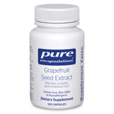 Pure Encapsulations Grapefruit Seed Extract bottle front view - 120 capsules