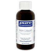 Bottle of Pure Encapsulations Iron Liquid hypoallergenic supplement