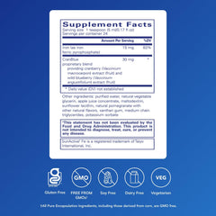 Iron Liquid hero image featuring product