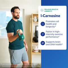 Product label highlighting benefits: joints, brain, antioxidants