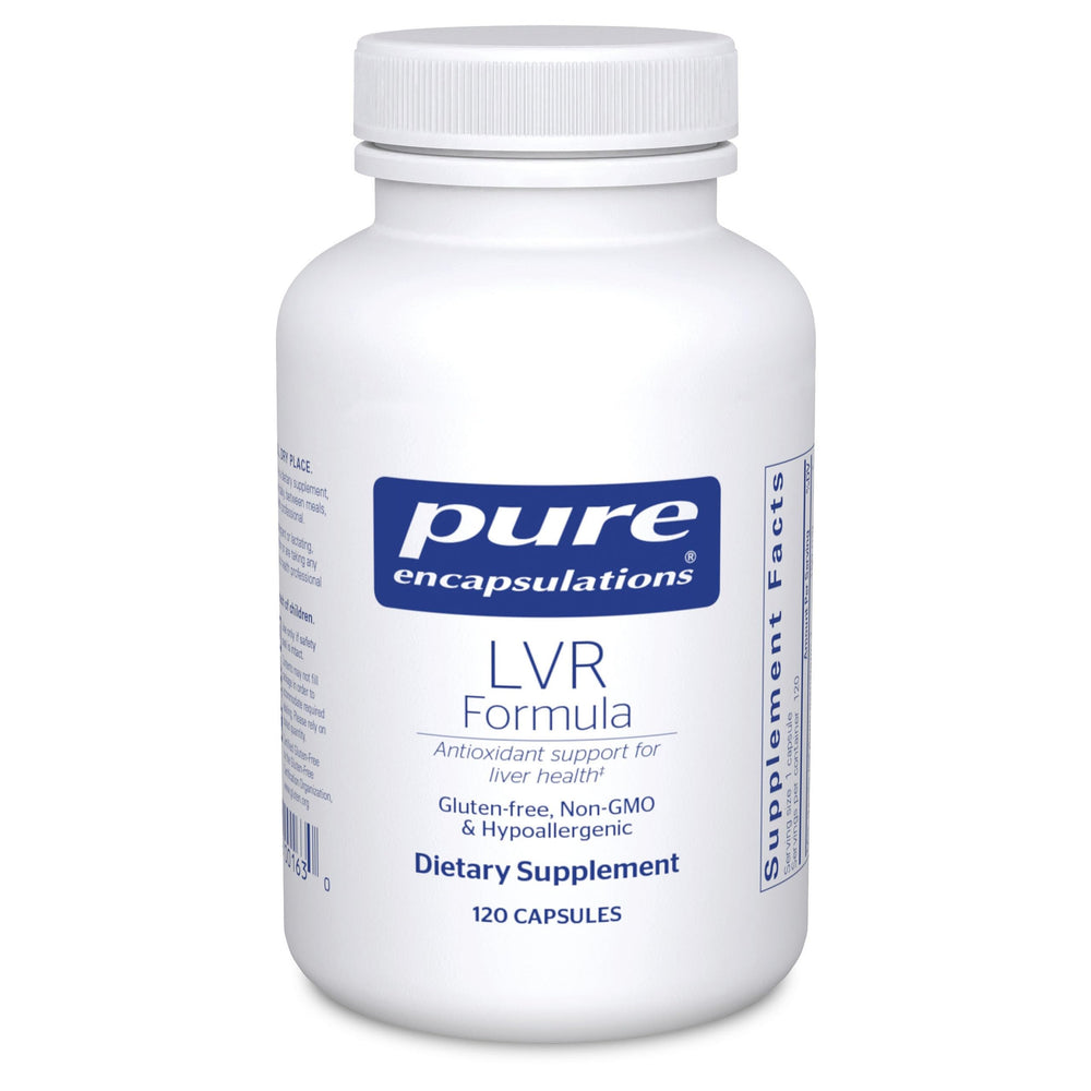 Pure Encapsulations LVR Formula bottle with 120 capsules