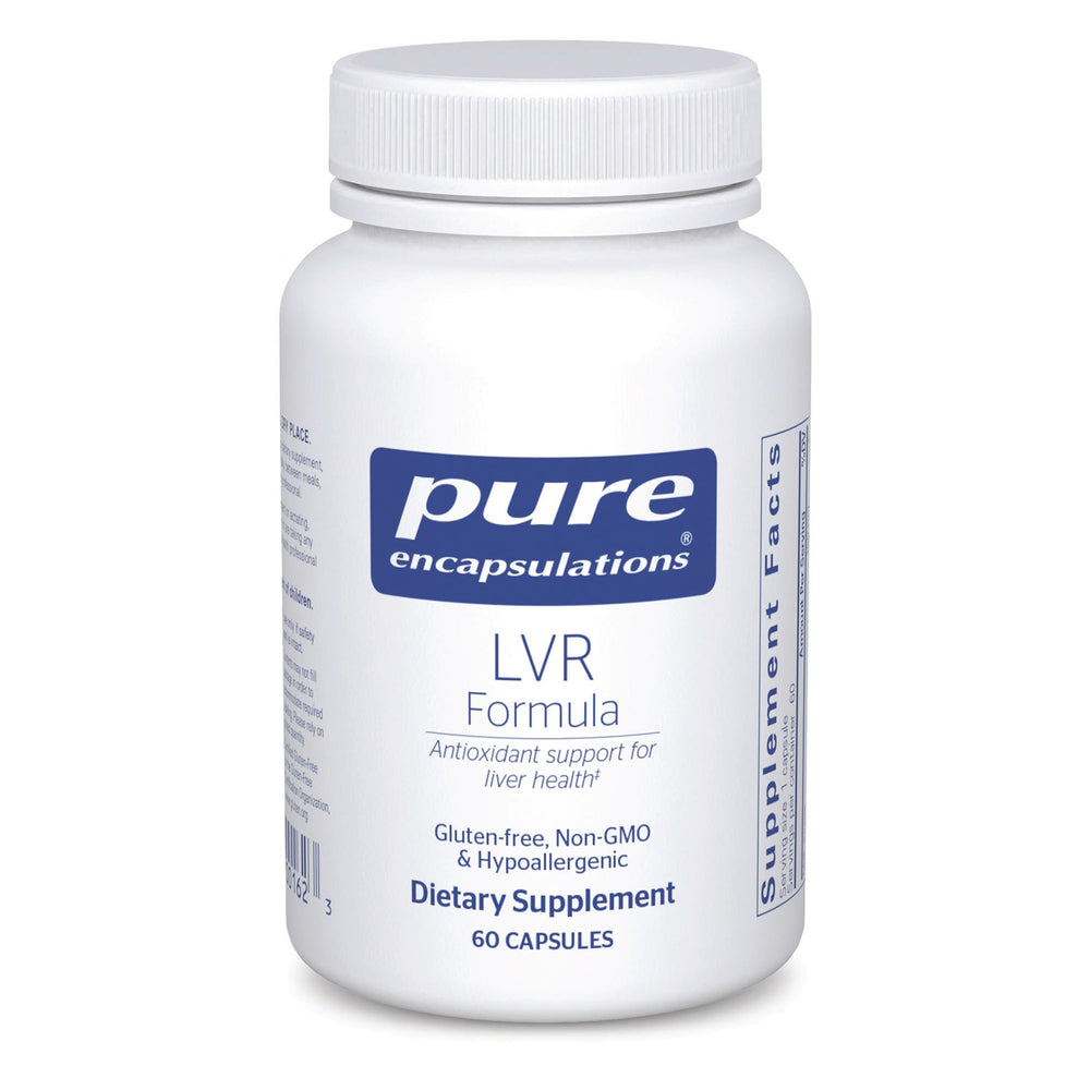 Pure Encapsulations LVR Formula bottle with 60 capsules