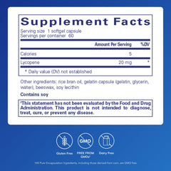 Pure Encapsulations Lycopene 20 mg softgel capsules for daily antioxidant support