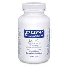 Pure Encapsulations M/R/S Mushroom Formula bottle for immune support and everyday wellness.