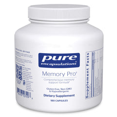 Pure Encapsulations Memory Pro bottle and label