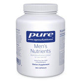 Front view of Pure Encapsulations Men's Nutrients 360 capsules bottle