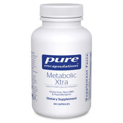 Front view of Pure Encapsulations Metabolic Xtra bottle