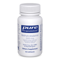 Bottle of Pure Encapsulations Methylcobalamin 1000 mcg