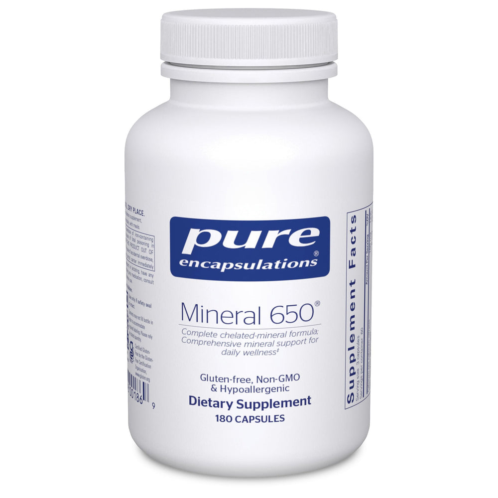 Pure Encapsulations Mineral 650 bottle
