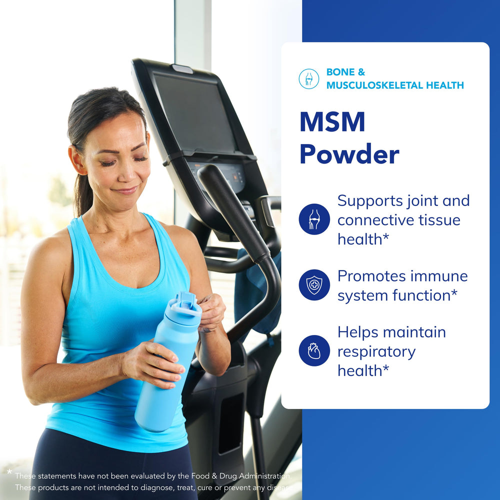 Pure Encapsulations MSM Powder measuring spoon for precise daily dosing