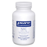 Bottle of Pure Encapsulations NAC 600 mg capsules