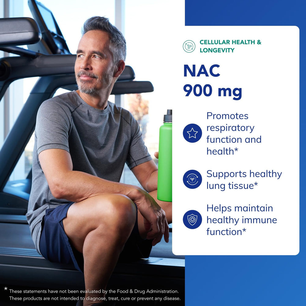NAC 900 mg supplement bottle with label