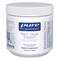 Pure Encapsulations Nitric Oxide Support bottle shown for workout energy support