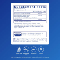 NR Longevity serving size showing 2 capsules