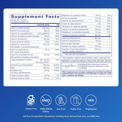 Bottle label featuring Vitamin K and 180 capsules