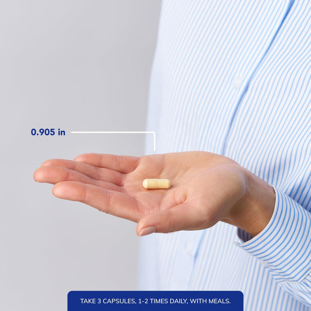 Pure Encapsulations Nutrient 950 Without Iron bottle on desk with meal plan implies bone and hormone metabolism support